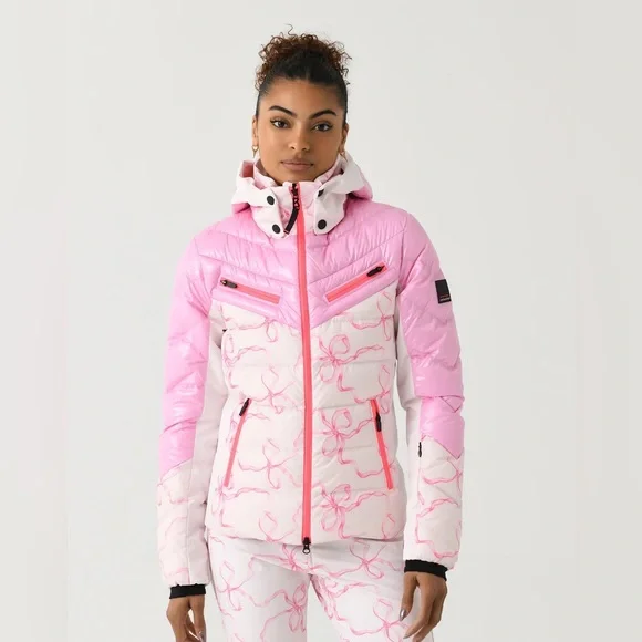 LoveShackFancy X Bogner Fire + Ice Pink Bow Ski Outfit - Picture 4 of 15